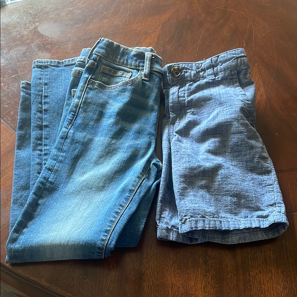 Lot of 2* Old Navy Blue Boys Jeans and Cat & Jack boys shorts